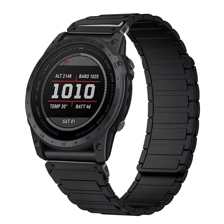 For Garmin 20mm Three Beads Magnetic Silicone Watch Band