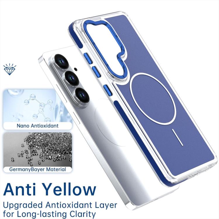 For Samsung Galaxy S26 5G Vibrant Dual-color TPU + Acrylic Magnetic Phone Case