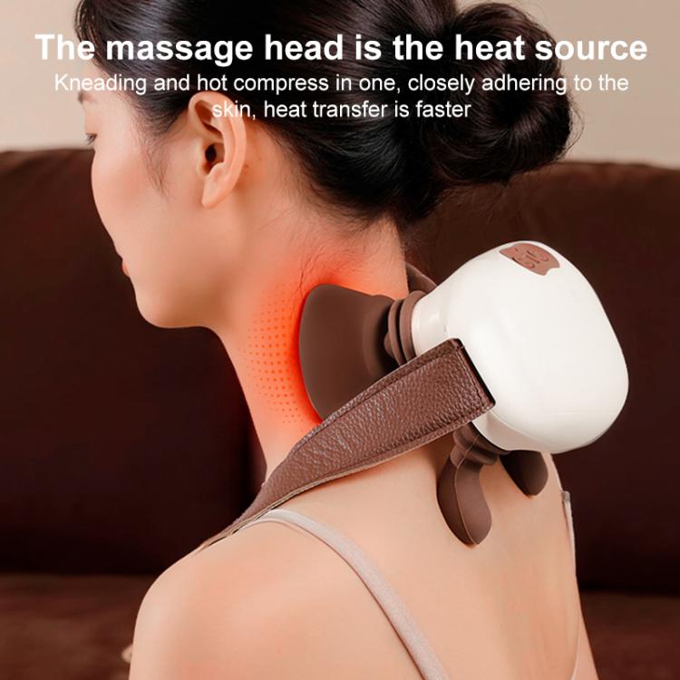 Z10 Red Light Heat Therapy Neck and Shoulder Massager - Beige