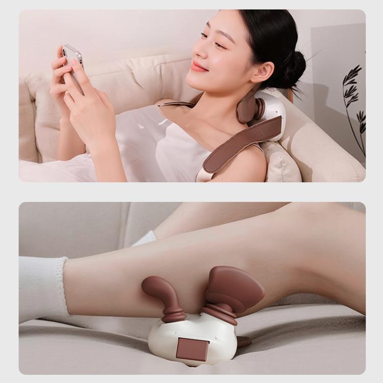 Z10 Red Light Heat Therapy Neck and Shoulder Massager - Beige