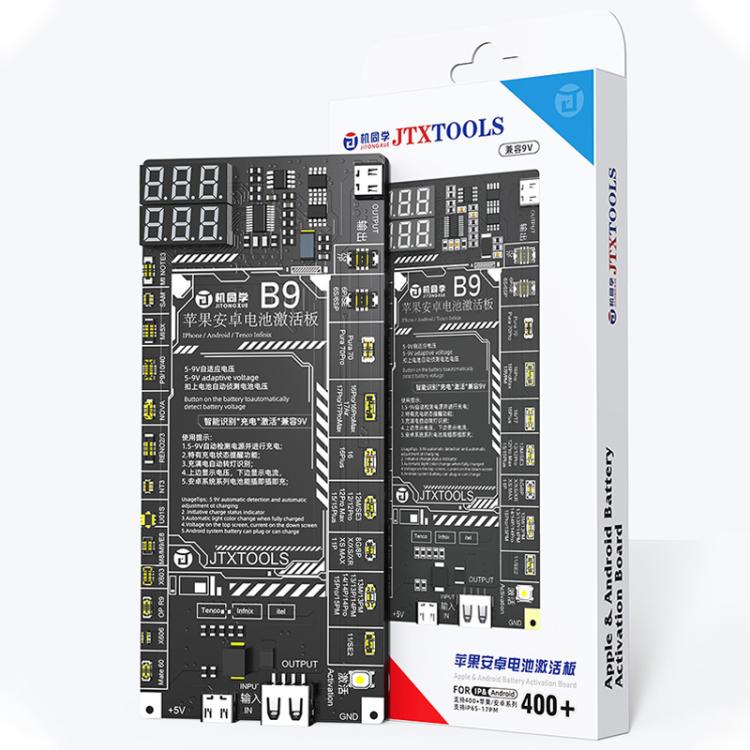 JTX B9 5-9V Battery Charging Activation Board for iPhone 6S-17 Pro Max  - without 16e & Android