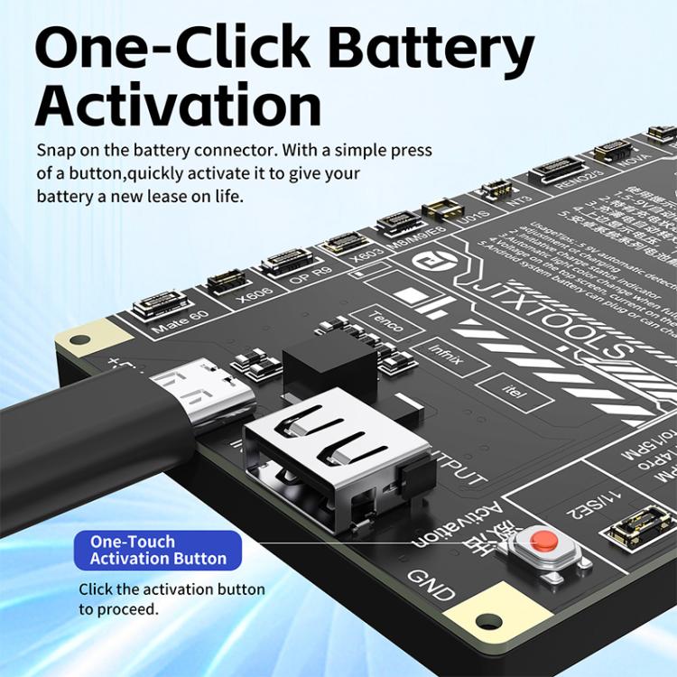 JTX B9 5-9V Battery Charging Activation Board for iPhone 6S-17 Pro Max  - without 16e & Android