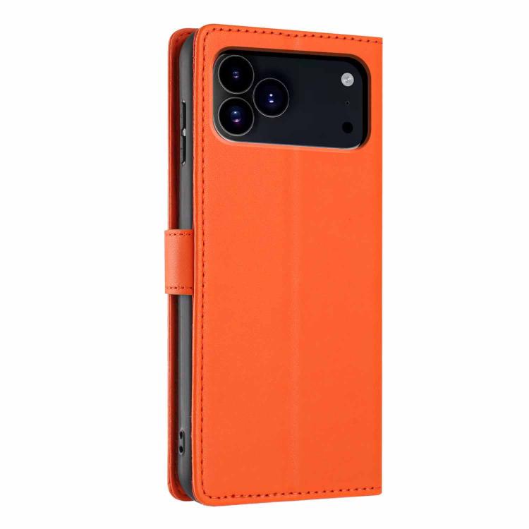 For iPhone 17 Pro Max Tree Cat Embossed Flip Vegan Leather Phone Case
