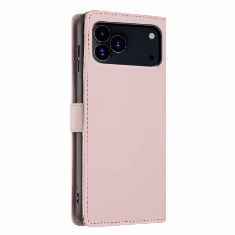 For iPhone 17 Pro Max Tree Cat Embossed Flip Vegan Leather Phone Case