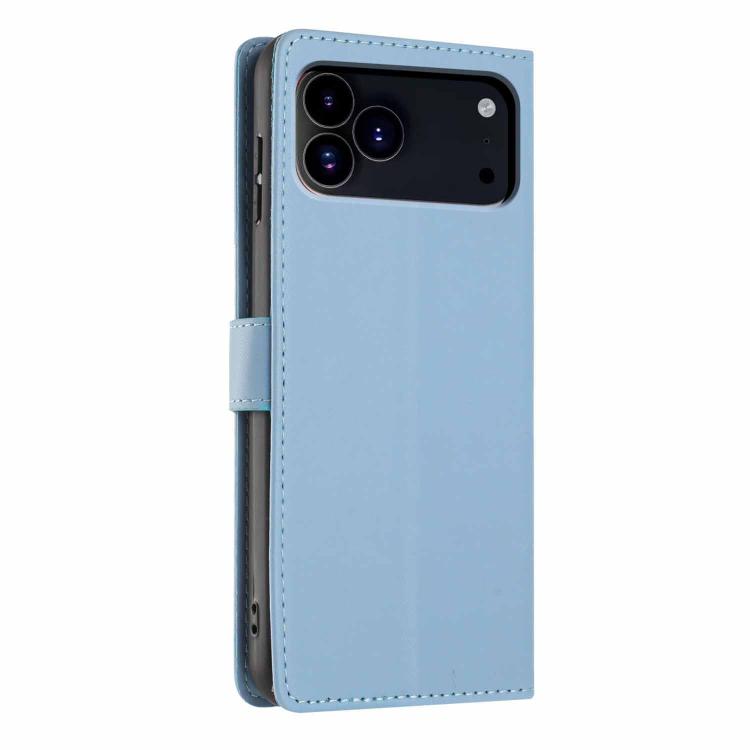 For iPhone 17 Pro Max Tree Cat Embossed Flip Vegan Leather Phone Case