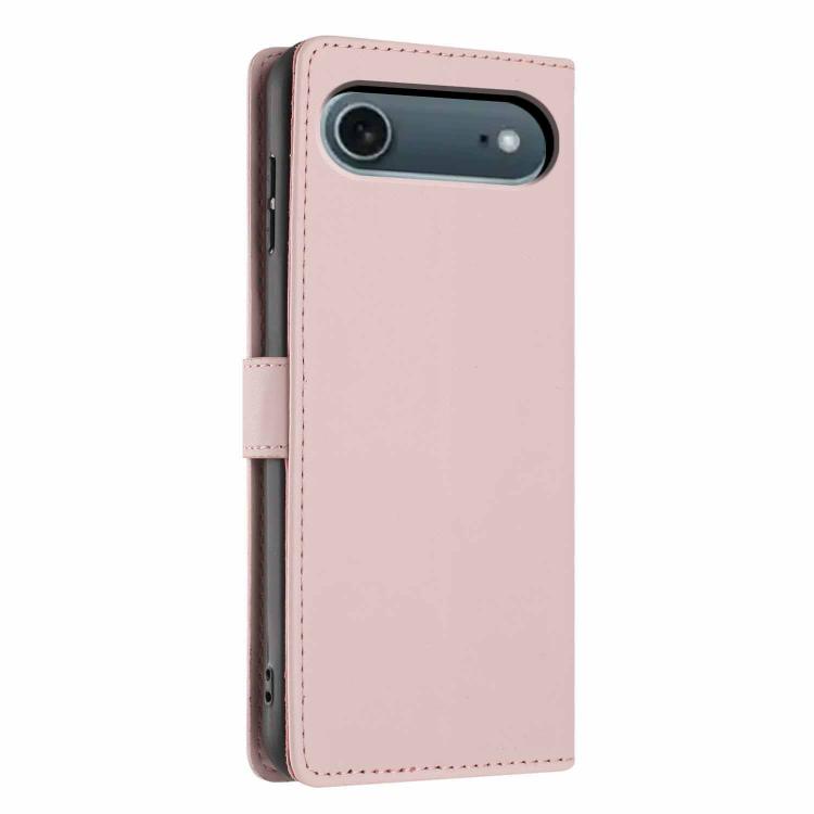 For iPhone Air Tree Cat Embossed Flip Vegan Leather Phone Case