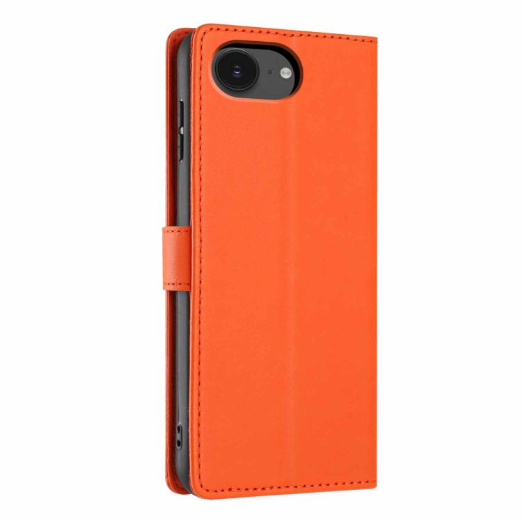 For iPhone 17e / 16e Tree Cat Embossed Flip Vegan Leather Phone Case