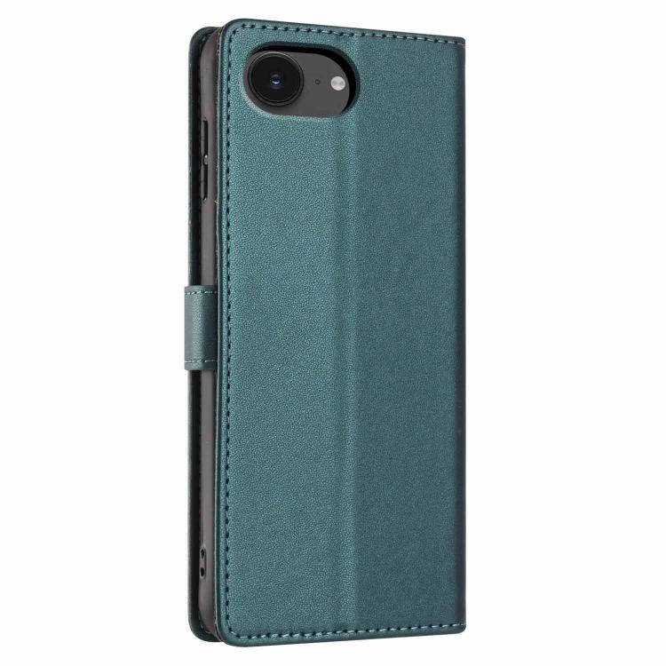 For iPhone 17e / 16e Tree Cat Embossed Flip Vegan Leather Phone Case