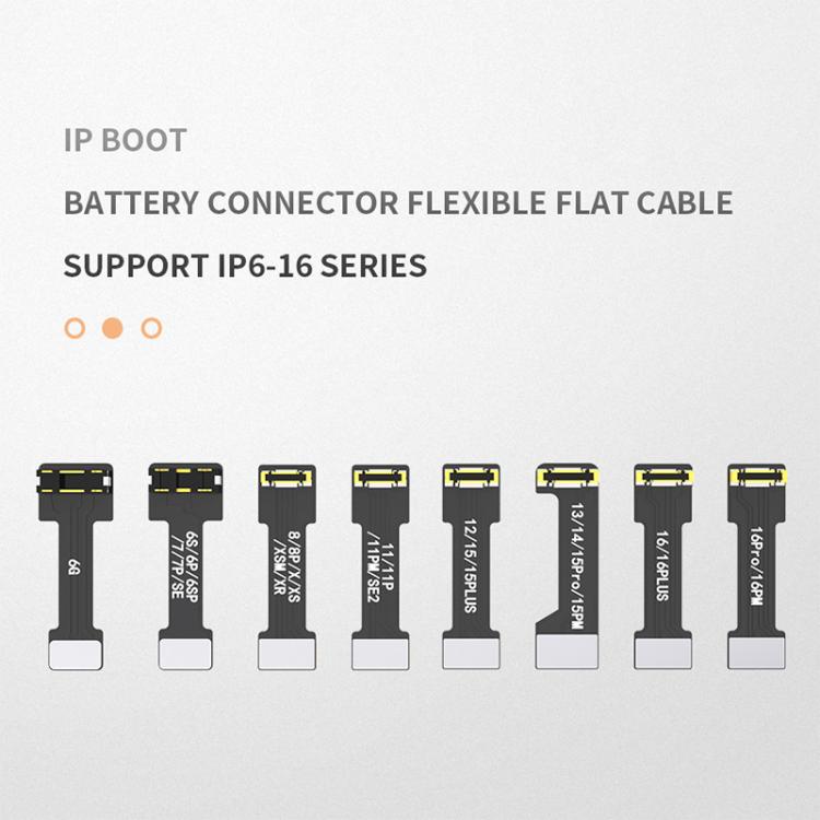 JTX BL-03 Power Cable Battery Soft FPC Connector Supports iPhone 6 to 16 Series