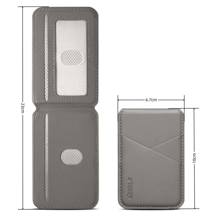 ESEBLE S2 Faux Leather Texture Magnetic RFID Mobile Phone Card Slots Holder