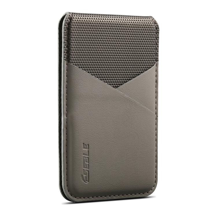 ESEBLE S3 Color Blocked Faux Leather Texture Magnetic RFID Mobile Phone Card Slots Holder