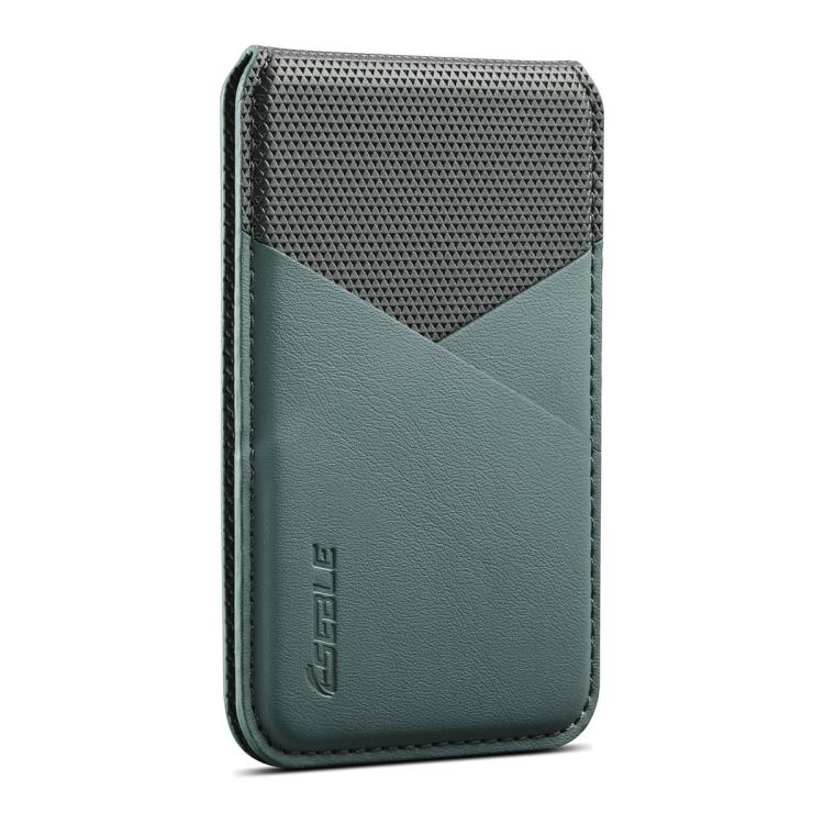 ESEBLE S3 Color Blocked Faux Leather Texture Magnetic RFID Mobile Phone Card Slots Holder
