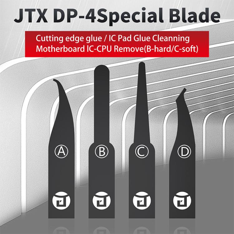 JTX DP-4 4 in 1 Hand Grinding Multifunctional Motherboard CPU IC Glue Removal Blades