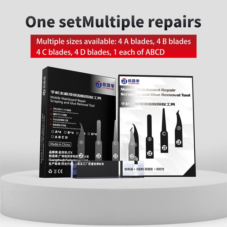 JTX DP-4 4 in 1 Hand Grinding Multifunctional Motherboard CPU IC Glue Removal Blades