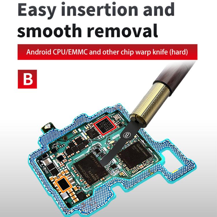 JTX DP-4 4 in 1 Hand Grinding Multifunctional Motherboard CPU IC Glue Removal Blades