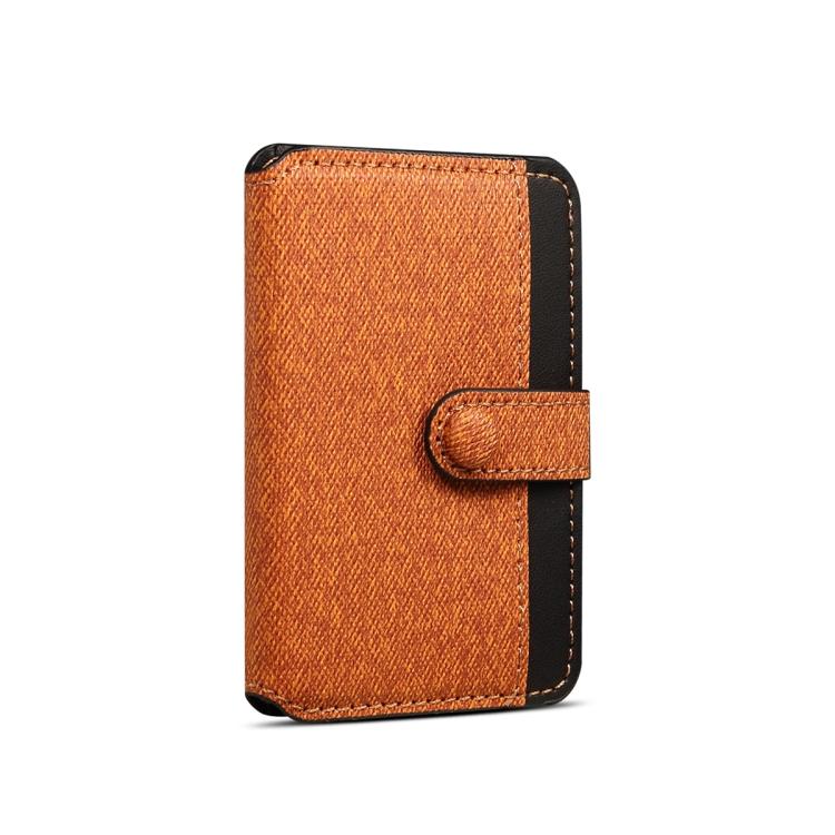 ESEBLE Adhesive Style Color Blocked Folding Mobile Phone Card Slots Holder