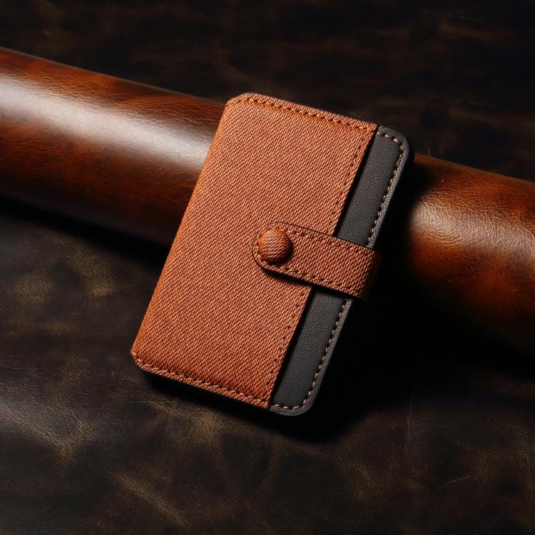 ESEBLE Adhesive Style Color Blocked Folding Mobile Phone Card Slots Holder