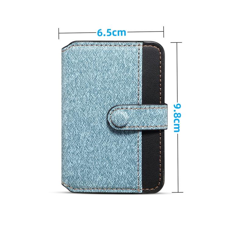 ESEBLE Adhesive Style Color Blocked Folding Mobile Phone Card Slots Holder