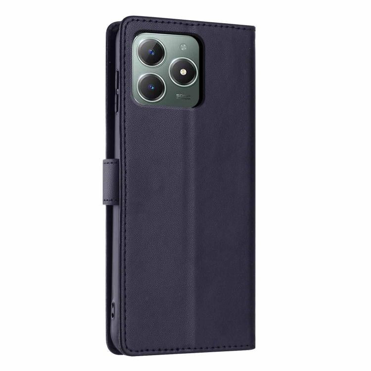 For Realme C61 / C63 Tree Cat Embossed Flip Vegan Leather Phone Case