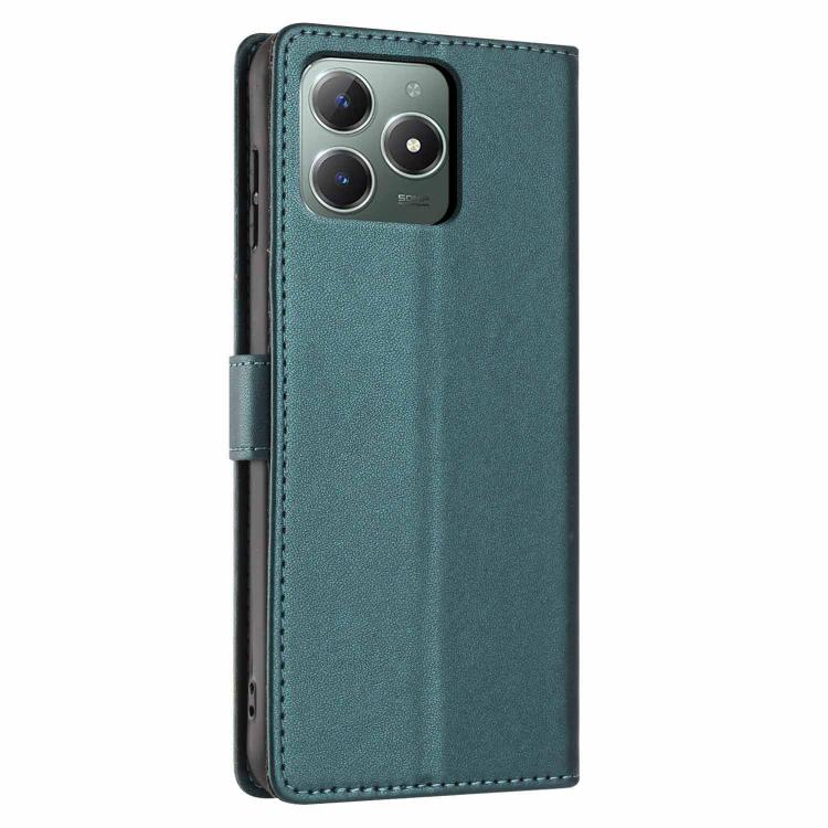For Realme C61 / C63 Tree Cat Embossed Flip Vegan Leather Phone Case
