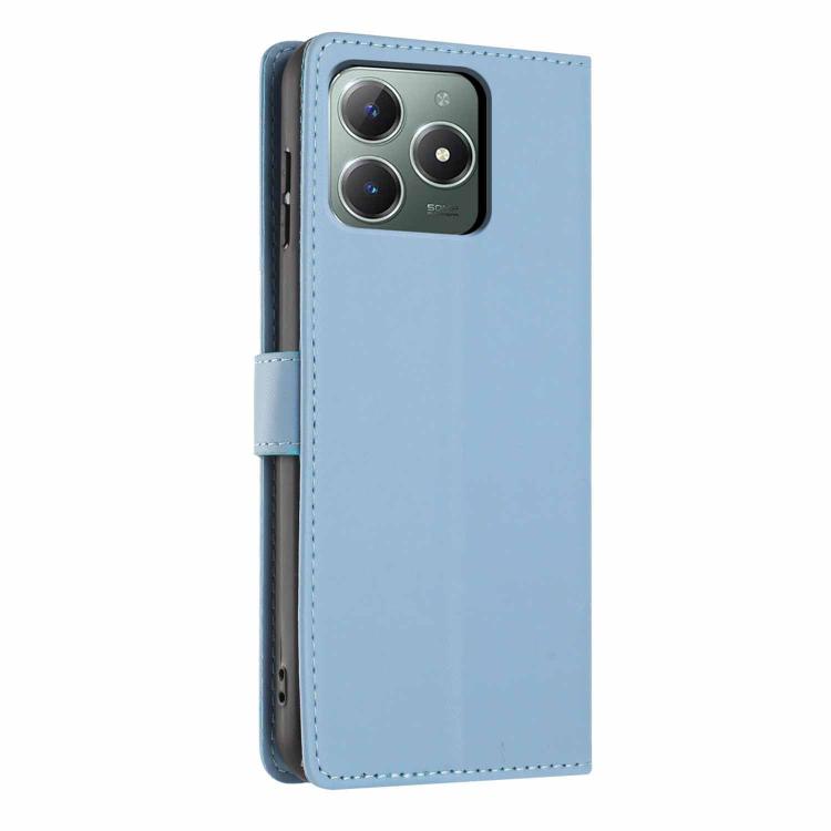 For Realme C61 / C63 Tree Cat Embossed Flip Vegan Leather Phone Case