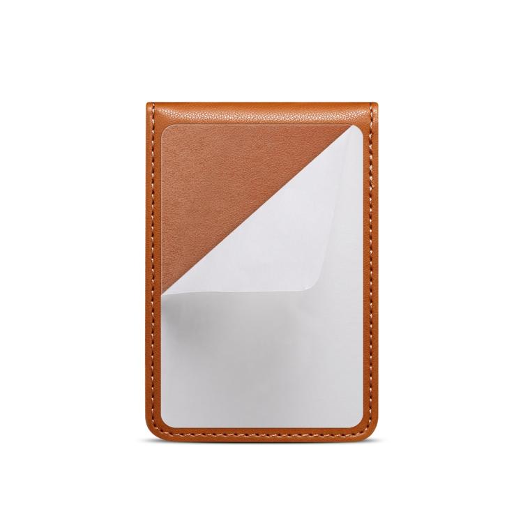 ESEBLE Adhesive Style Rhombic Texture Folding RFID Mobile Phone Card Slots Holder