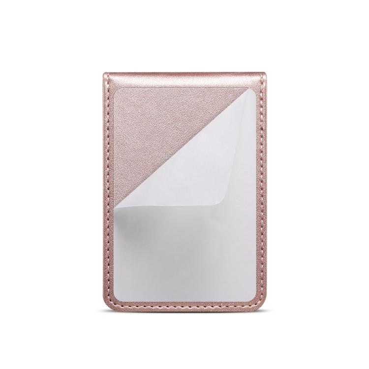 ESEBLE Adhesive Style Rhombic Texture Folding RFID Mobile Phone Card Slots Holder