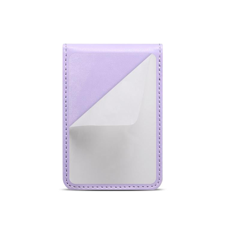 ESEBLE Adhesive Style Rhombic Texture Folding RFID Mobile Phone Card Slots Holder