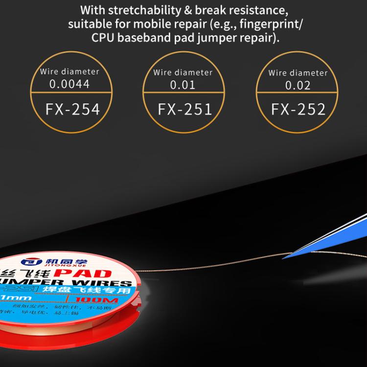 JTX FX Series Special-Purpose Jumper Wire, Model:FX-252 0.02mm