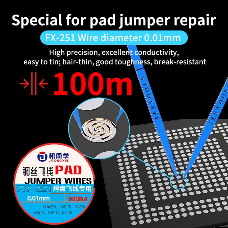 JTX FX Series Special-Purpose Jumper Wire, Model:FX-252 0.02mm