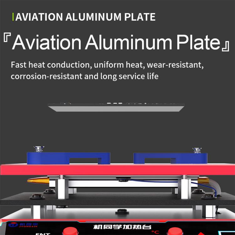 JTX JP-1 Universal Motherboard Planting Tin Degumming Laminated Preheating Platform, Plug:EU Plug