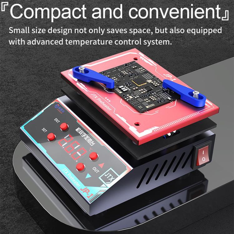 JTX JP-1 Universal Motherboard Planting Tin Degumming Laminated Preheating Platform, Plug:EU Plug