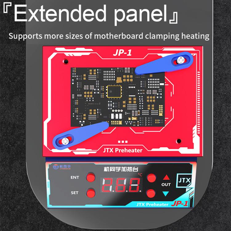 JTX JP-1 Universal Motherboard Planting Tin Degumming Laminated Preheating Platform, Plug:US Plug