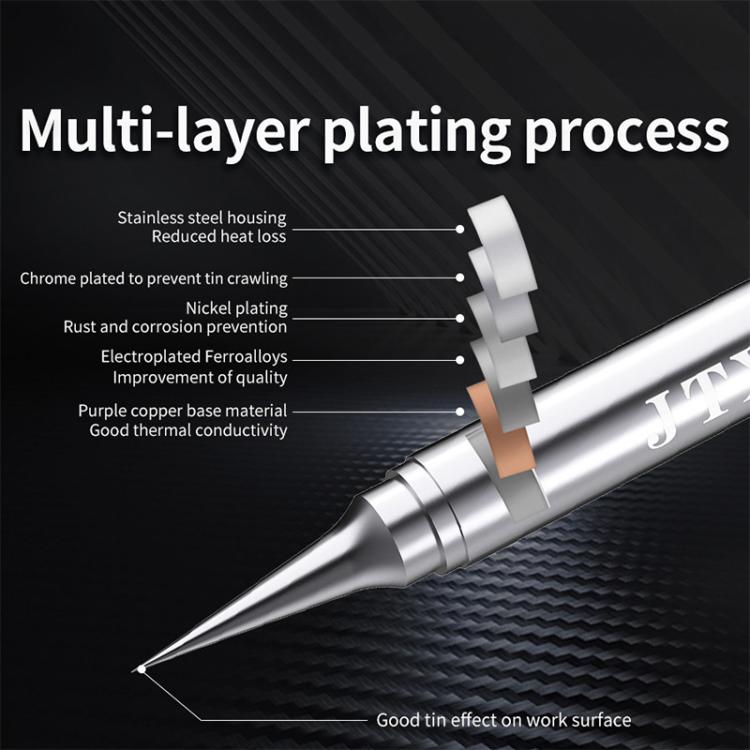 JTX T12 Series Soldering Iron Tips, Model:T12-MBT