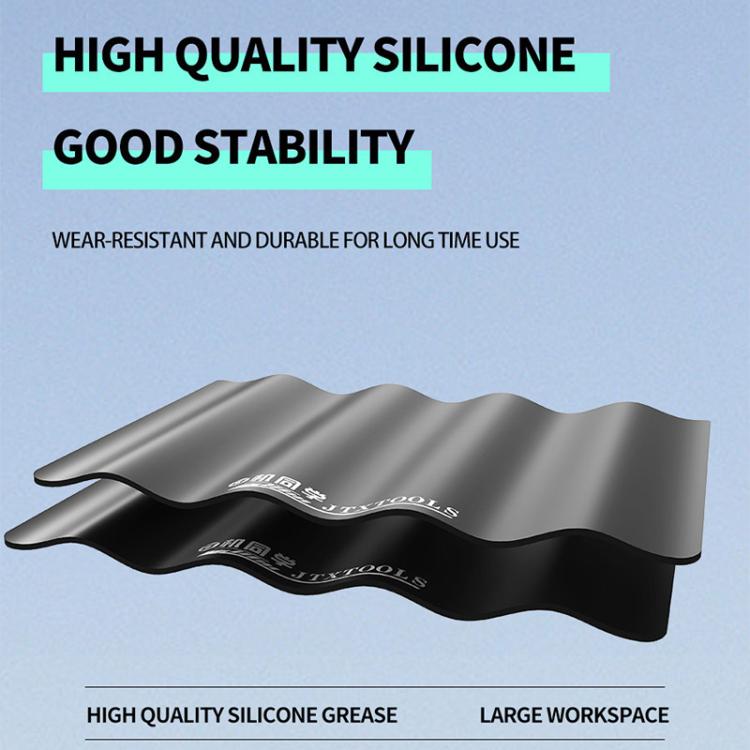 JTX TP-5 5mm Antistatic Anti-Slip Extra Thick Insulated Repair Black Silicone Pad