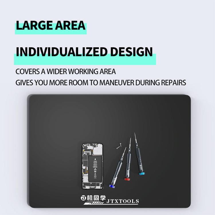 JTX TP-5 5mm Antistatic Anti-Slip Extra Thick Insulated Repair Black Silicone Pad