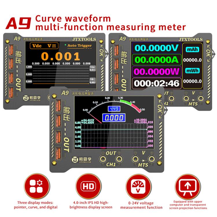JTX A9 High-Precision Digital Display Curve Waveform Multifunction Measuring Meter