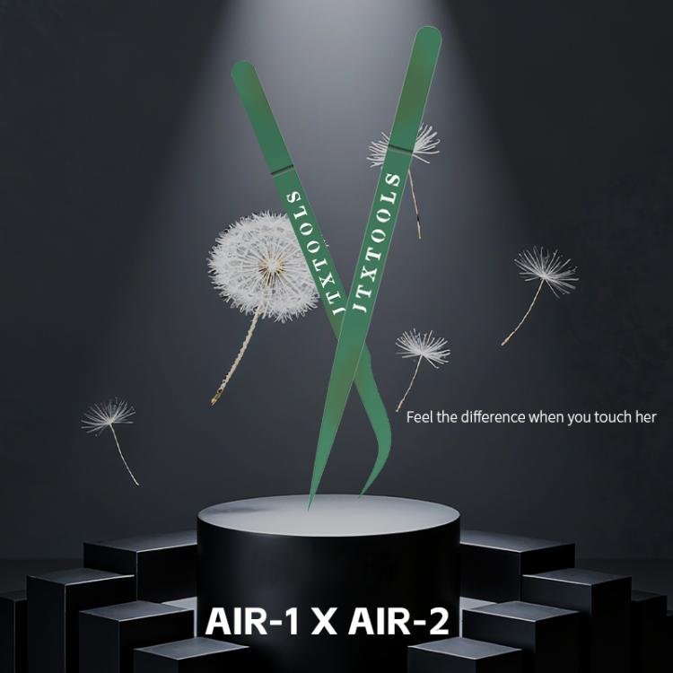 JTX  Fine Polishing Titanium Alloy High Precision Tweezers, Model:Air-1
