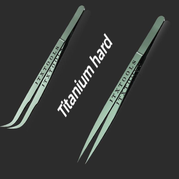 JTX  Fine Polishing Titanium Alloy High Precision Tweezers, Model:Air-1