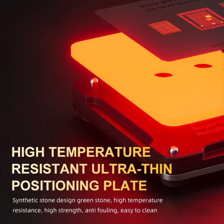 JTX SM Series Swap Board Chips BGA Reballing Stencil Platform Set for iPhone 8-16 Pro Max