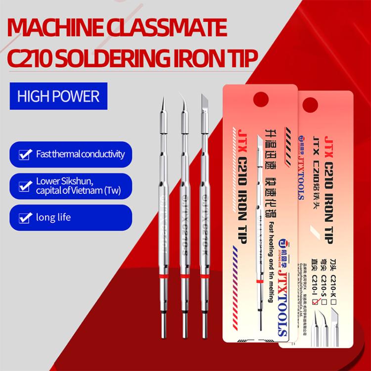 JTX C210 High Power Soldering Iron Tip, Model:C210-I