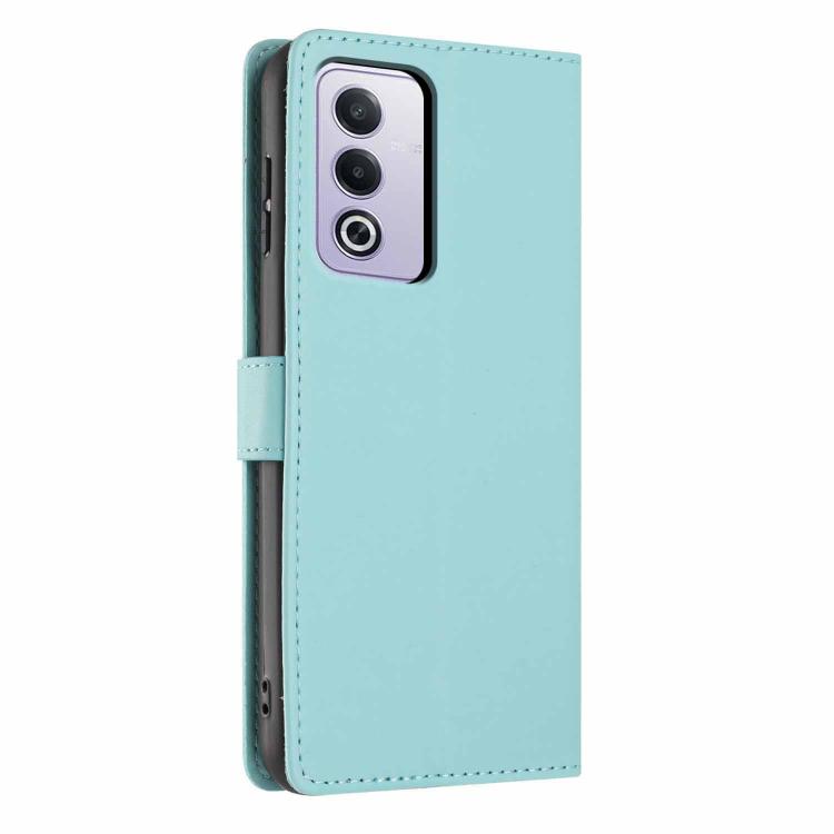 For OPPO A3 Pro 5G Tree Cat Embossed Flip Vegan Leather Phone Case