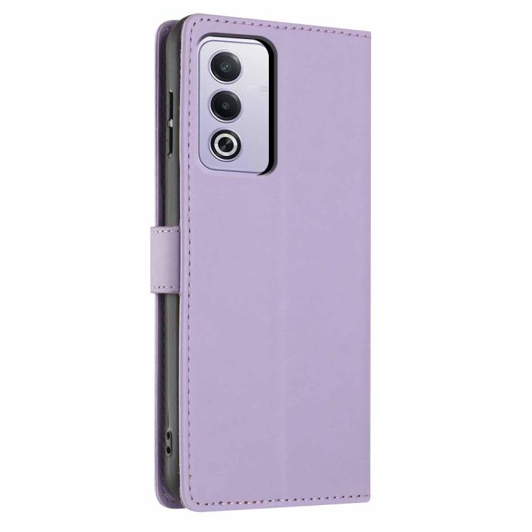 For OPPO A3 Pro 5G Tree Cat Embossed Flip Vegan Leather Phone Case