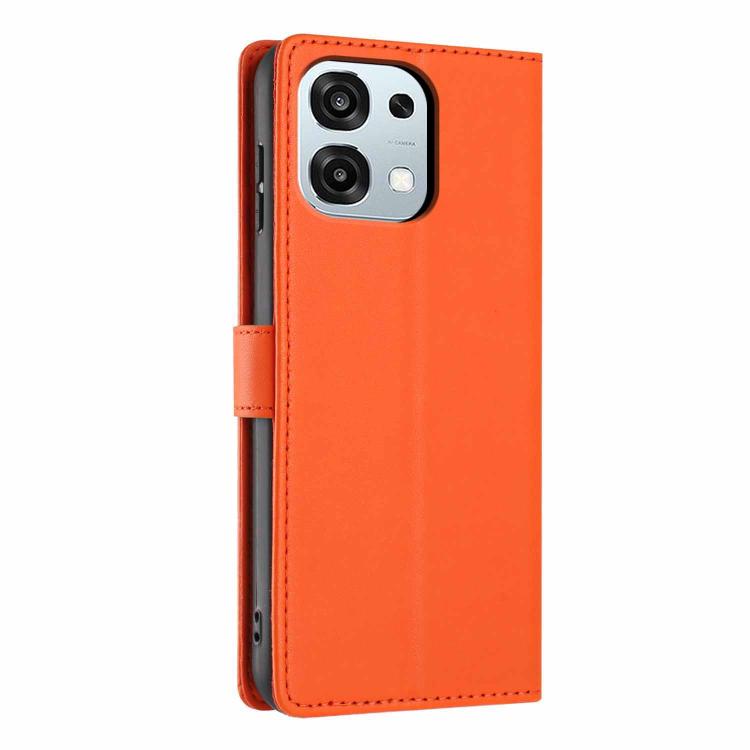 For OPPO A6 Pro 4G / 5G Global / F31 5G Tree Cat Embossed Flip Vegan Leather Phone Case