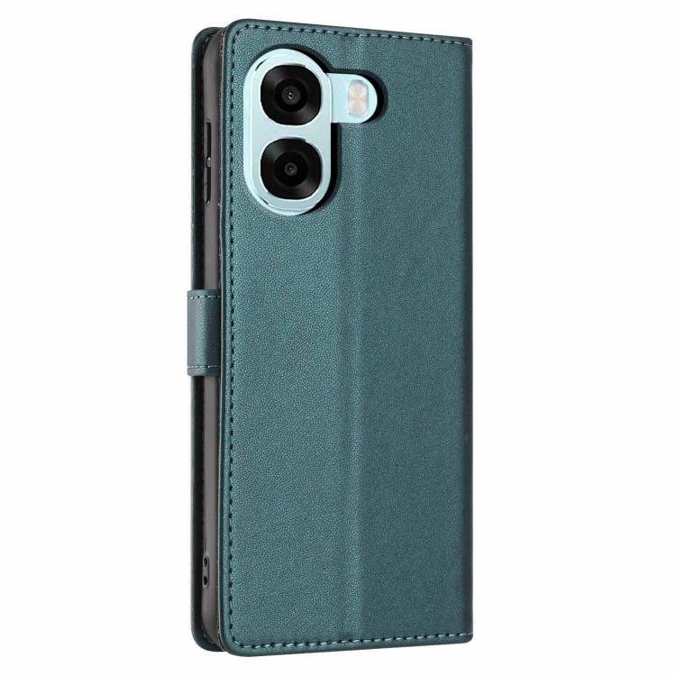For OPPO A6x 5G / A6 5G Global Tree Cat Embossed Flip Vegan Leather Phone Case