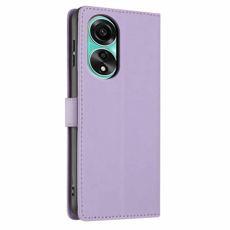 For OPPO A78 5G Global / A1x Tree Cat Embossed Flip Vegan Leather Phone Case
