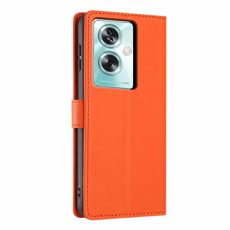 For OPPO A79 5G Tree Cat Embossed Flip Vegan Leather Phone Case