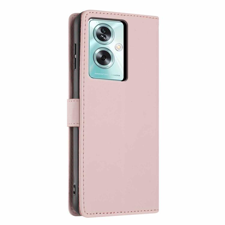 For OPPO A79 5G Tree Cat Embossed Flip Vegan Leather Phone Case