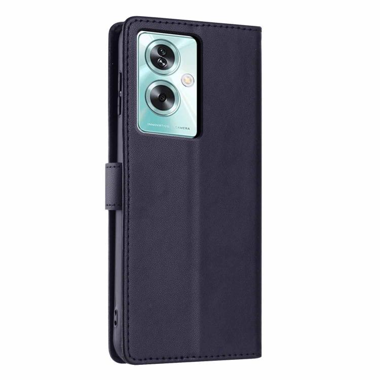 For OPPO A79 5G Tree Cat Embossed Flip Vegan Leather Phone Case