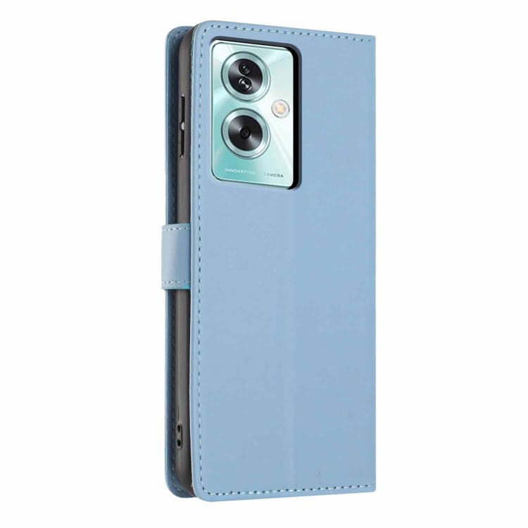 For OPPO A79 5G Tree Cat Embossed Flip Vegan Leather Phone Case